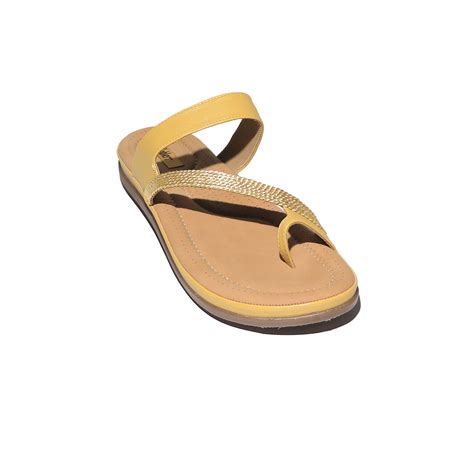 Yellow Toe Ring Flats – Koblerr