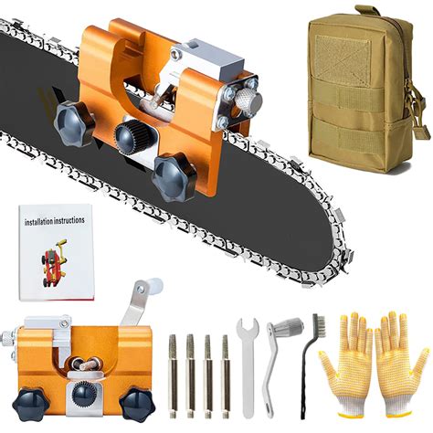 Buy Chainsaw Sharpening Kit, Fast Chain Saw Shaperener Tool, Portable ...