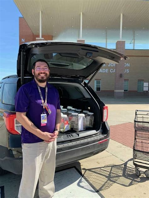 LBJ students duct tape administrator to wall for fundraiser