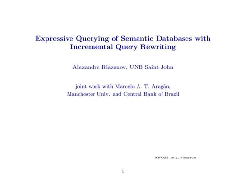 Image result for Semantic Databases Tutorial