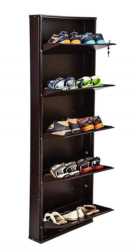 Collapse 5 Door Steel Shoe Rack : Amazon.in: Home & Kitchen