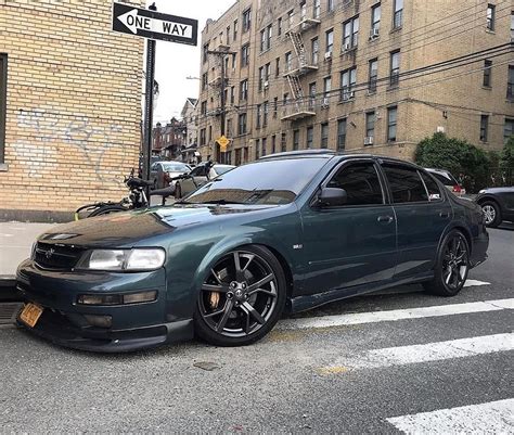 1995-1999 4thgen Nissan Maxima with 7thgen Wheels Installed