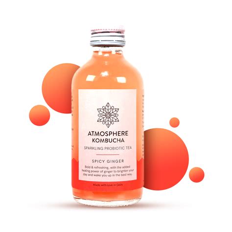 Order Ginger Kombucha, Probiotic Drink - Online from Atmosphere ...