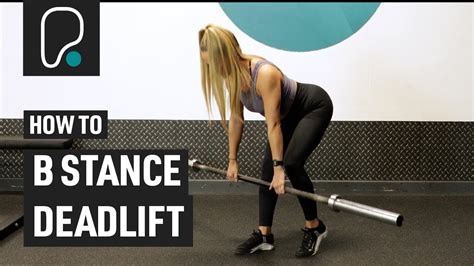 How To Do A B Stance Deadlift - YouTube