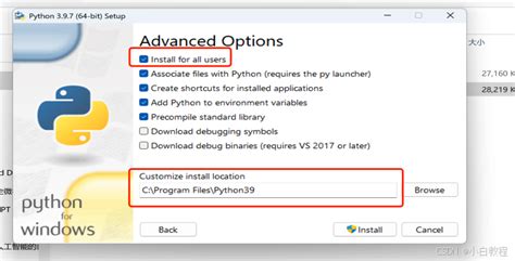 Installing Python 3.9 的图像结果