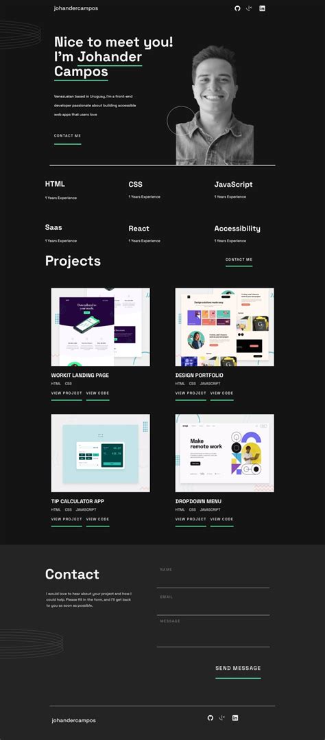 Image result for JavaScript Portfolio