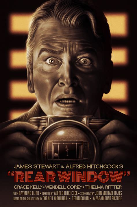 Alfred Hitchcock Movie Posters Rear Window