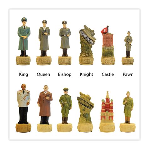"Hitler VS Stalin" Themed Chess Set - Keepsake