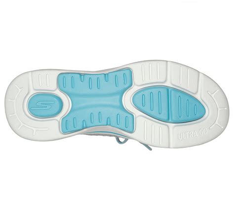 Skechers Grey/Blue Go Walk Arch Fit P Lace Up Shoes For Women Style ID ...