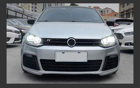 VW Polo Headlights 2010-2017 Polo LED Headlight LED DRL Hid Head lamp