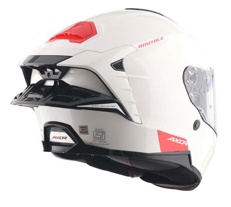 Brutale Solid Colors Dual Spoiler Helmet