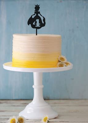 Number cake topper