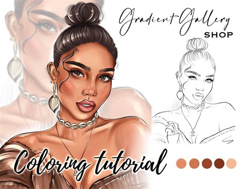 Portrait Coloring Tutorial 的图像结果