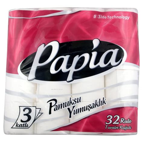 Papia Toilet Rolls 3 Ply (Pack of 32) : Buy Papia Toilet Rolls 3 Ply ...