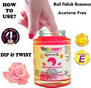 ECOSOFT Ultimate Premium Dip & Twist Instant Nail Polish Remover Nail ...
