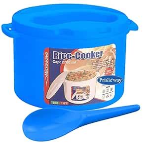 Buy Primeway Polypropylene 2.7Liter Microwave Rice Cooker Container W ...