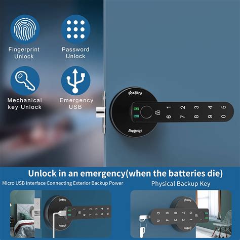 Foxgard Smart Fingerprint Door Lock, Biometric Door India | Ubuy
