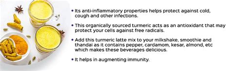 GoodSpread Turmeric Golden Milk Latte Mix | 200g | With Lakadong Haldi ...