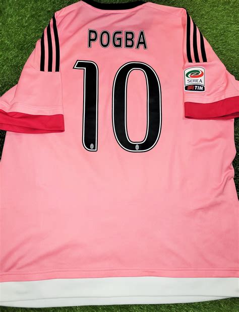 Pogba Juventus 2015 2016 Away Pink Drake Jersey Shirt Maglia Maillot X ...