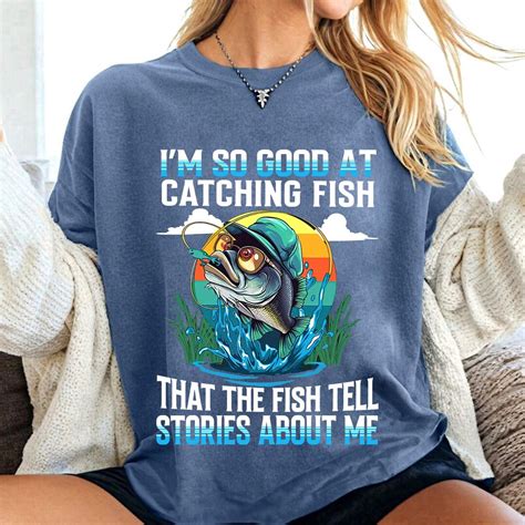 Funny Fishing T-shirt: Legendary Angler Humor Graphic Tee - Etsy