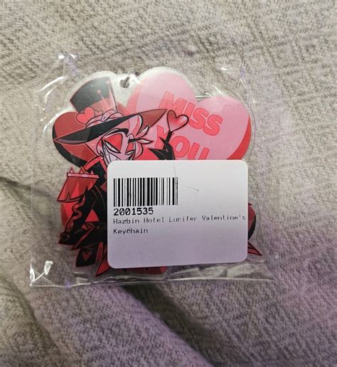 Hazbin Hotel Lucifer Morningstar Valentine Keychain 2025 | #4851246584