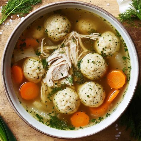 Classic Matzo Ball Soup Recipe - Homemade Chicken Broth & Fluffy ...