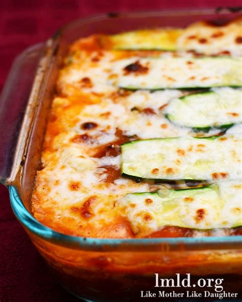 Zucchini Lasagna   Like Mother Like Daughter