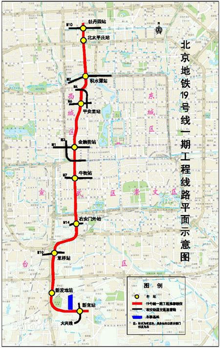 地铁19号线一期将于2020年完工 规划继续向南北方向延伸 | 北晚新视觉