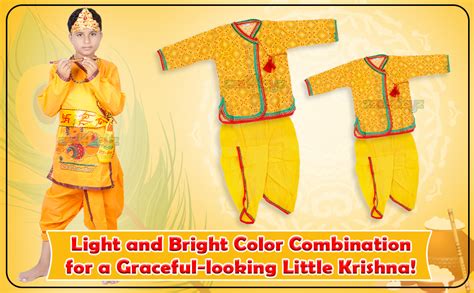 Zest 4 Toyz Krishna Costume for Kids Baby Kanha Janmashtami Rajasthani ...