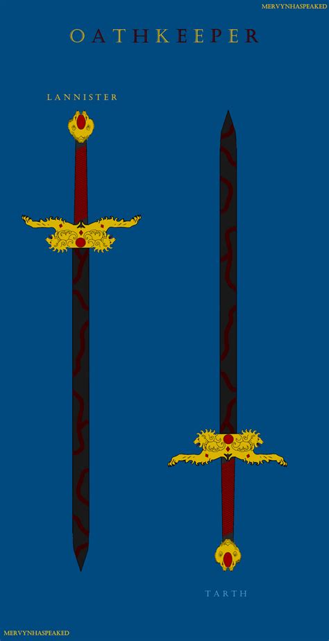 Valyrian Steel Sword: Oathkeeper by Mervynhaspeaked on DeviantArt