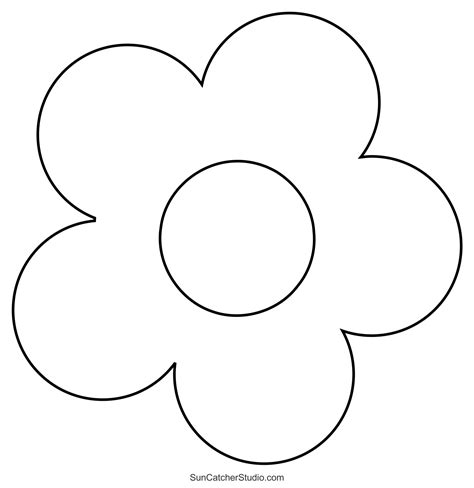 Free Printable Flower Template Cut Out | Template Samples