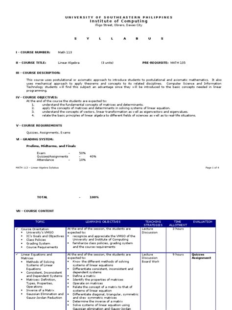 Image result for Algebra Syllabus