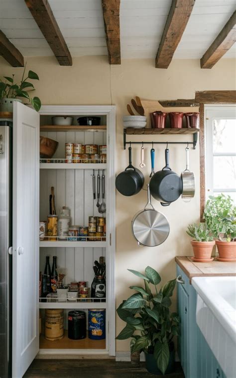 Small Kitchen Wall Pantry Ideas 的图像结果