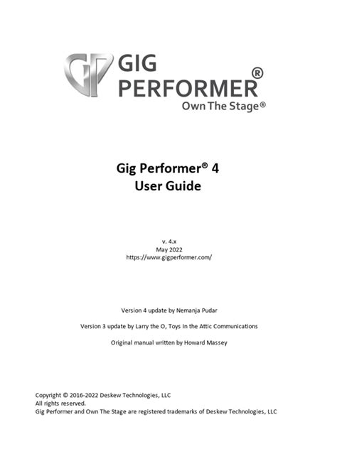 Image result for Gig Performer Tutorial