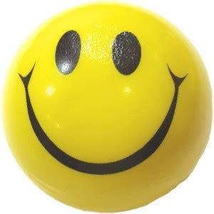 Kraftivity Smiley Face Squeeze Stress Ball - 3 inch - Smiley Face ...