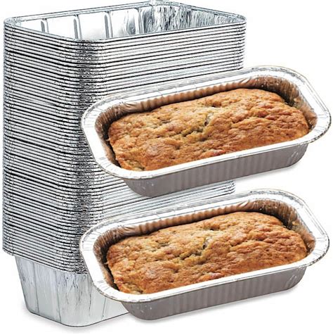 Amazon.com: Disposable Loaf Pan with Lid for Baking - 1.5 Lb Disposable ...