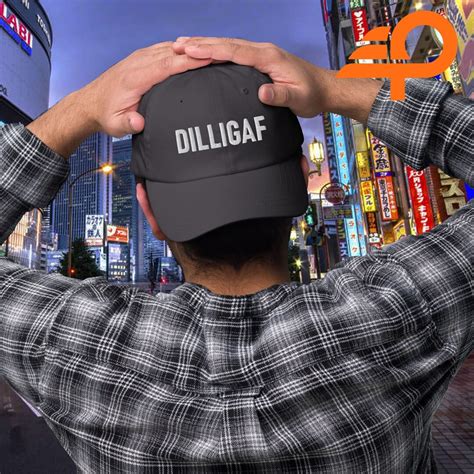 DILLIGAF Dad Hat, Does It Look Like I Give A Fuck, Funny Embroidered ...