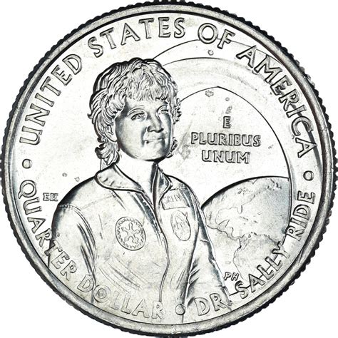 Coin, United States, quarter dollar, 2022, Philadelphia, Dr. Sally Ride,