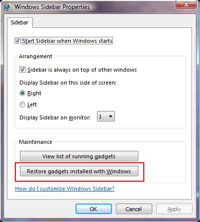 How to Restore Sidebar 的图像结果