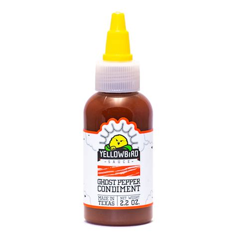 Yellowbird Foods Ghost Pepper Hot Sauce, 2.2 Oz, 24 Per Case