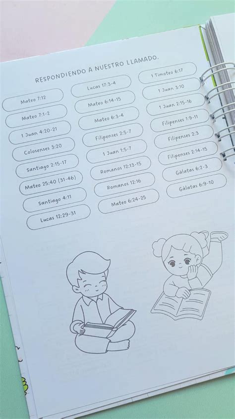Devocional creativo KIDS- Pdf devocional con dibujos para colorear y ...