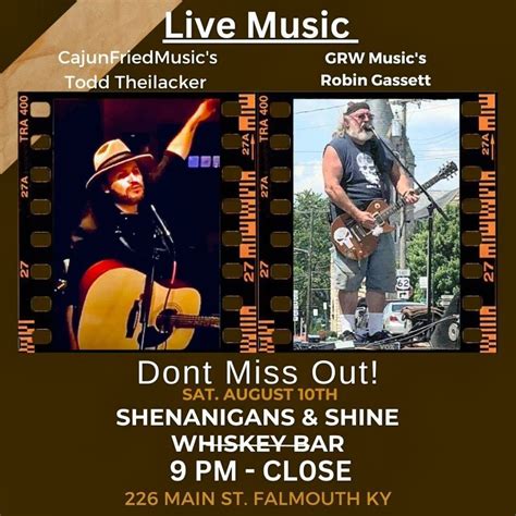 GRW Musics Robin Gassett & CajunFriedMusics Todd Theilacker LIVE ...