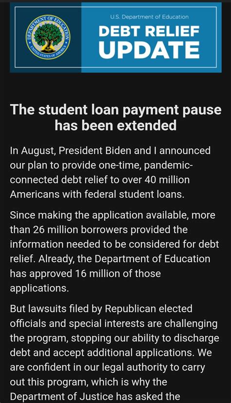 Student loan pause extended : r/antiwork