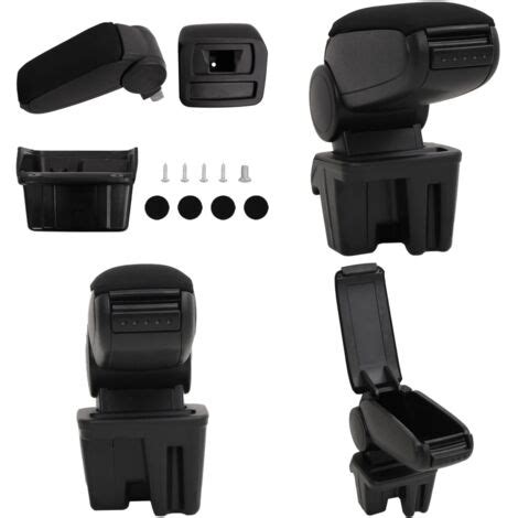 Auto Armlehne Für Hyundai I30 (2008-2013) – Mit USB-Anschluss, Doppeltem Stauraum, Schwarz