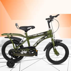 Lsn rides 14T RIDEON ARMY GREEN FOR 2-5 YEARS KIDS 14 T (inch) BMX ...