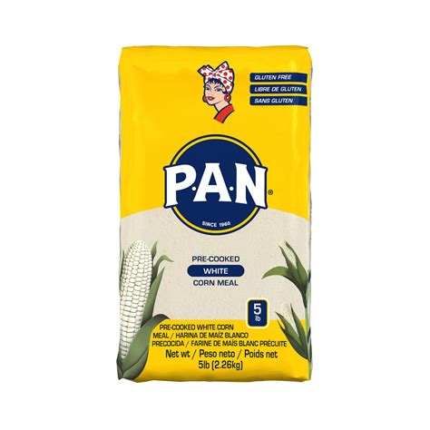 PAN Pre-Cooked White Corn Meal, 5 lbs.- Flours - Walmart.com