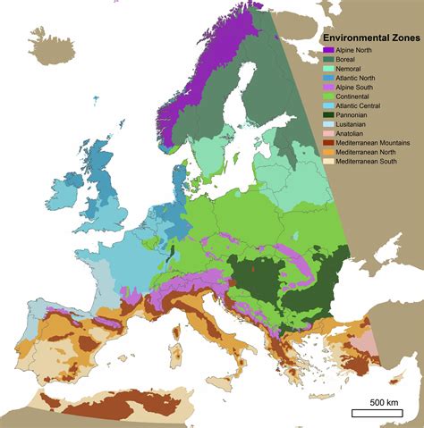 Climate Map Of Europe