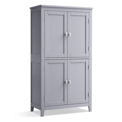 VASAGLE Bathroom Floor Storage Cabinet, Bathroom Storage Unit ...