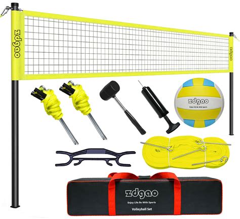 Snapklik.com : Volleyball Net Outdoor - Portable Volleyball Set For ...