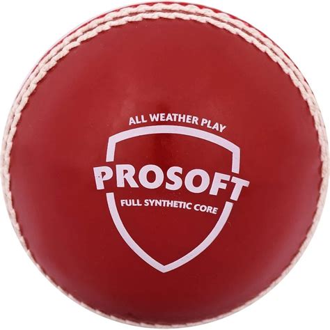 SG Rubber Cricket Balls PROSOFT(Red)* : Amazon.in: Sports, Fitness ...
